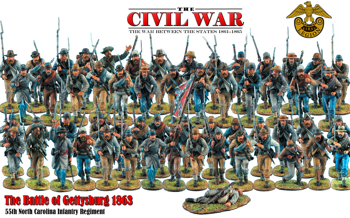 miniature civil war soldiers