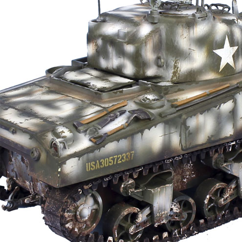 sherman tanks battle of the bulge